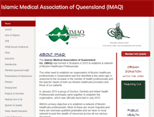Tablet Screenshot of imaq.org.au